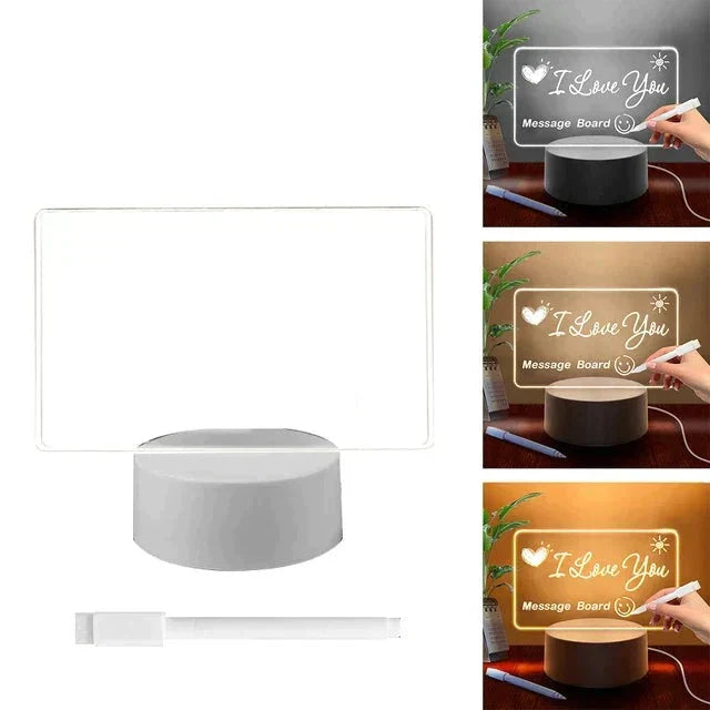 GlowWrite LED Message Night Light