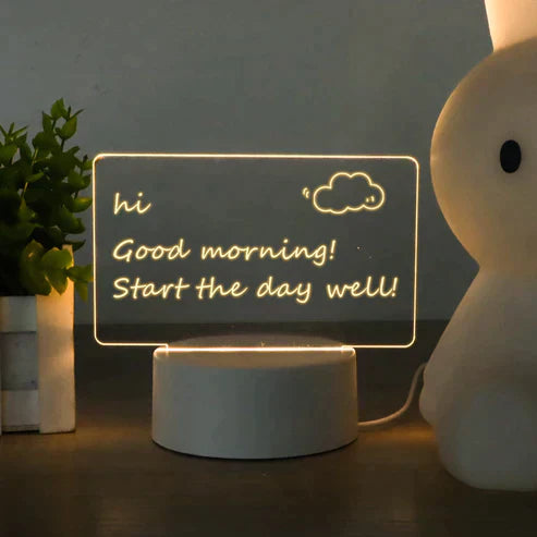 GlowWrite LED Message Night Light